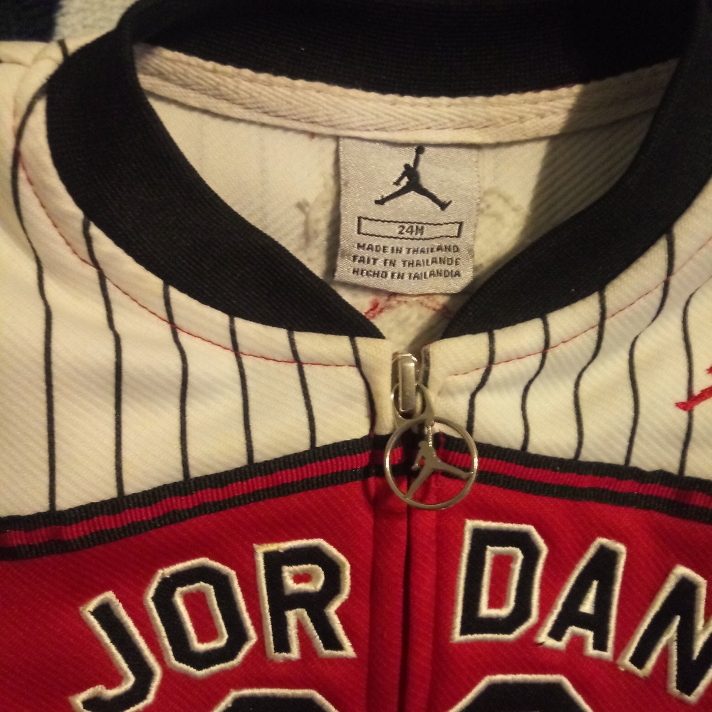 * Jordan 23 Baseball Jacket Short Set - Picture 4 of 8